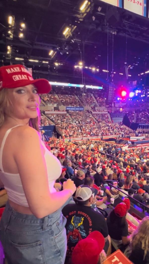 Ava said she is a diehard Trump supporter, and related to his business acumen.