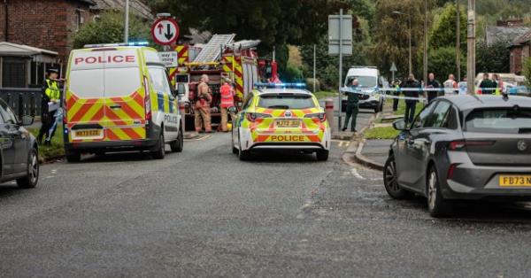 Officers were called following reports of a concern for welfare at the property (Picture: MEN)