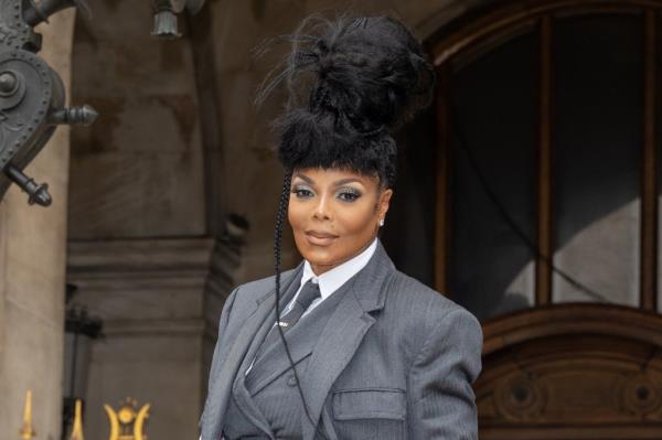 Janet Jackson during Paris Fashion Week in 2022.