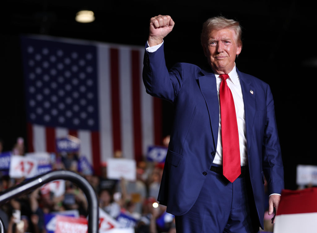 Donald Trump Holds Las Vegas Rally As He Campaigns For President
