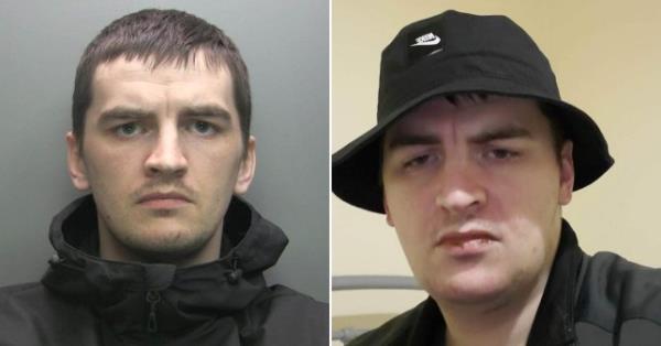 Simon Highmore was not light on his feet when trying to break into the property