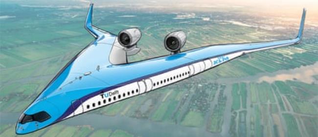 Delft University’s Flying-V aircraft.