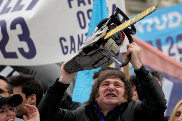 Argentina Milei Chainsaw