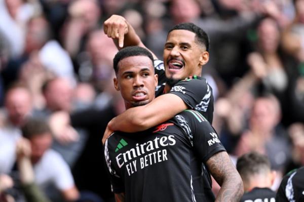 Arsenal stars Gabriel and William Saliba