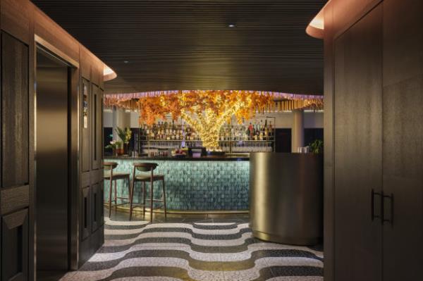 Eye-catching … the entrance to SushiSamba.