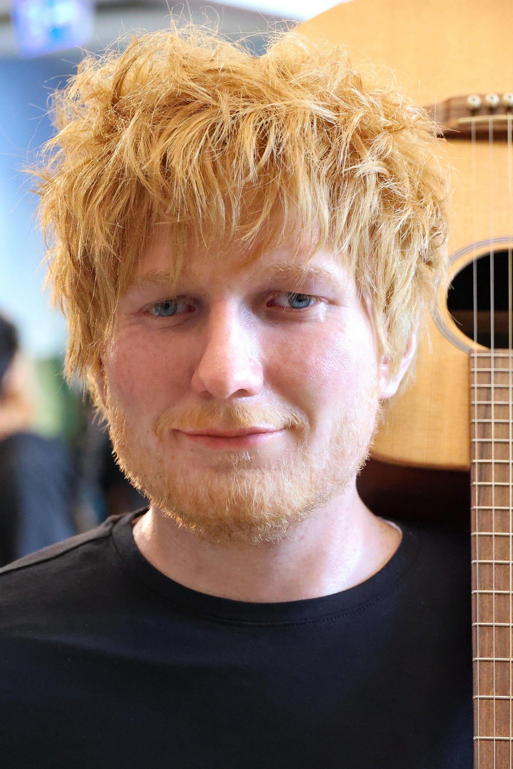 Ed Sheeran wax figure gets unveiled at Panoptikum Hamburg