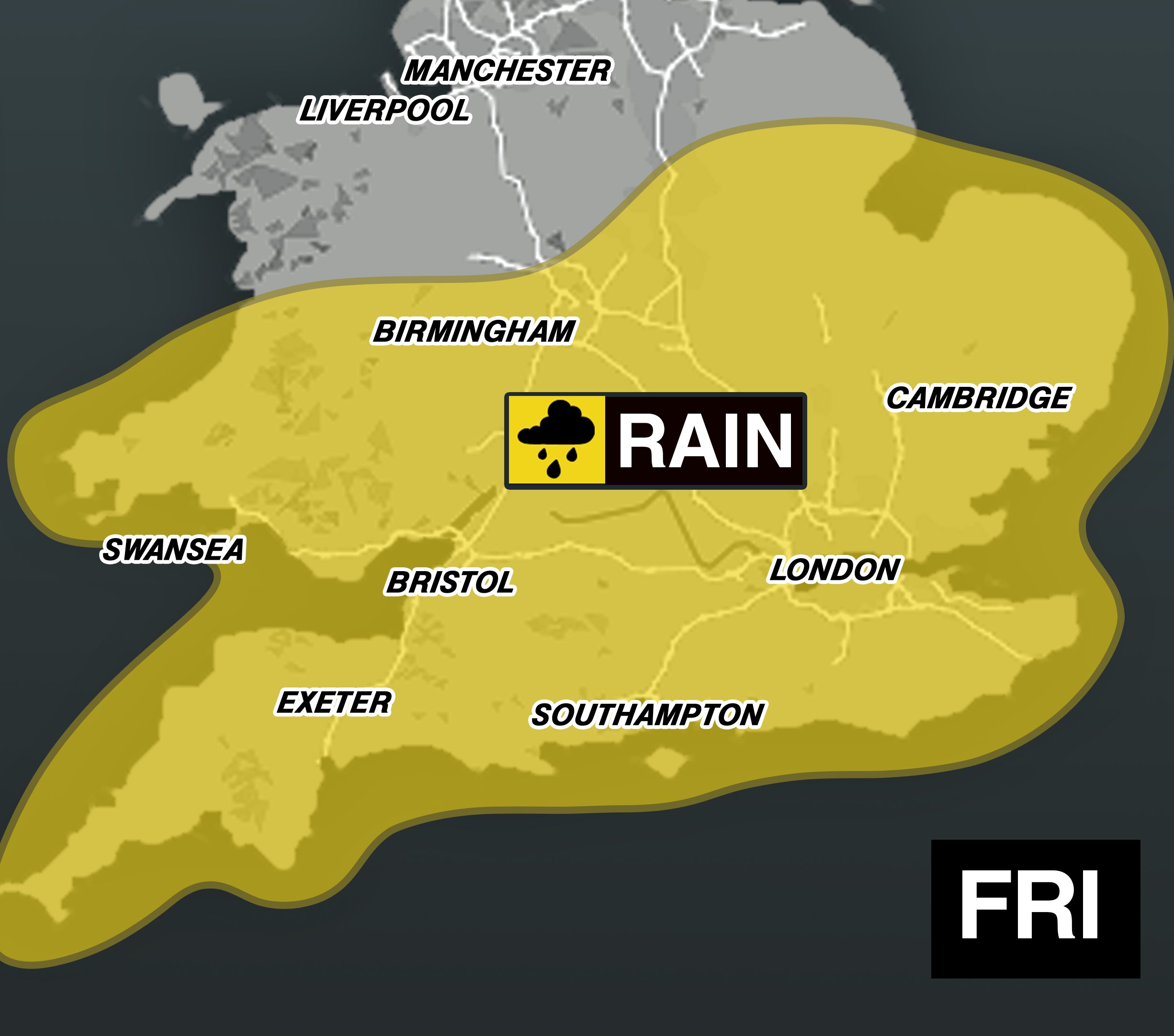 METRO GRAPHICS met office weather warnings 27.09.24