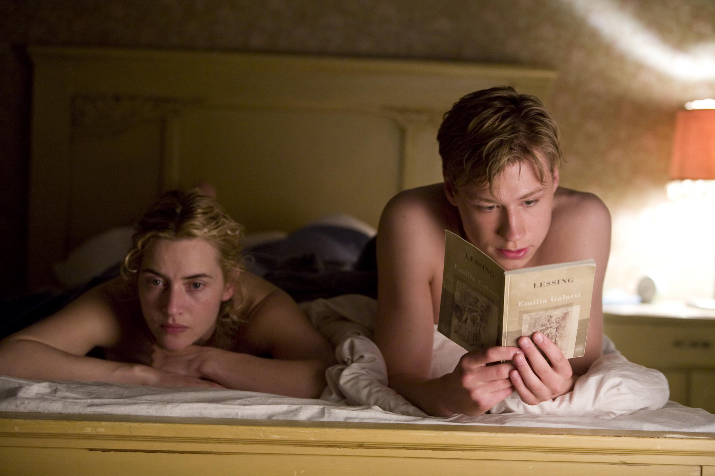 Kate Winslet and David Kross in The Reader