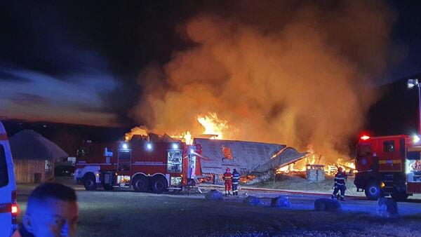 Fire in Romanian guesthouse leaves five dead and others missing