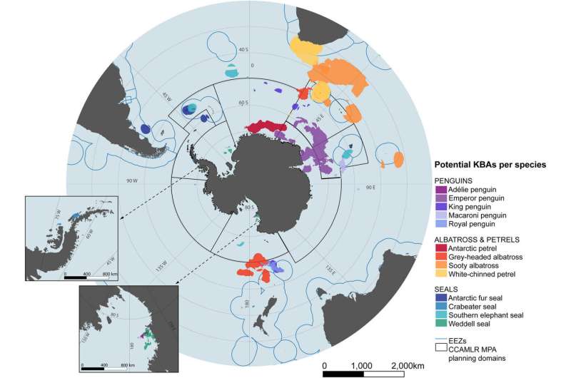 As human activities expand in Antarctica, scientists identify crucial conservation sites