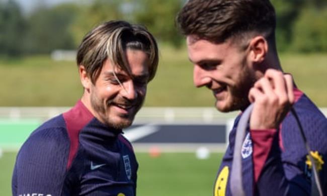 Jack Grealish and Declan Rice