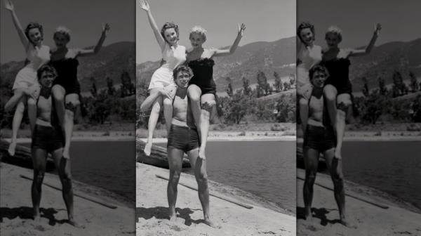 Eastwood goofs around with girls