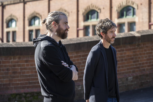 Atlassian co-CEOs Mike Cannon-Brookes and Scott Farquhar.