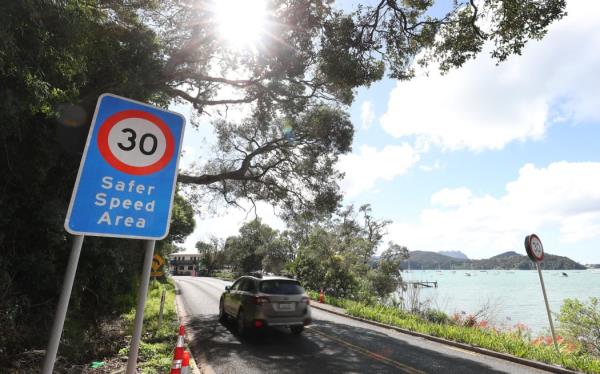 Ocean Beach draws people via Whangārei Heads new ever-changing slow speed zones.