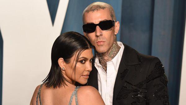Kourtney Kardashian and Travis Barker share first pictures of baby Rocky