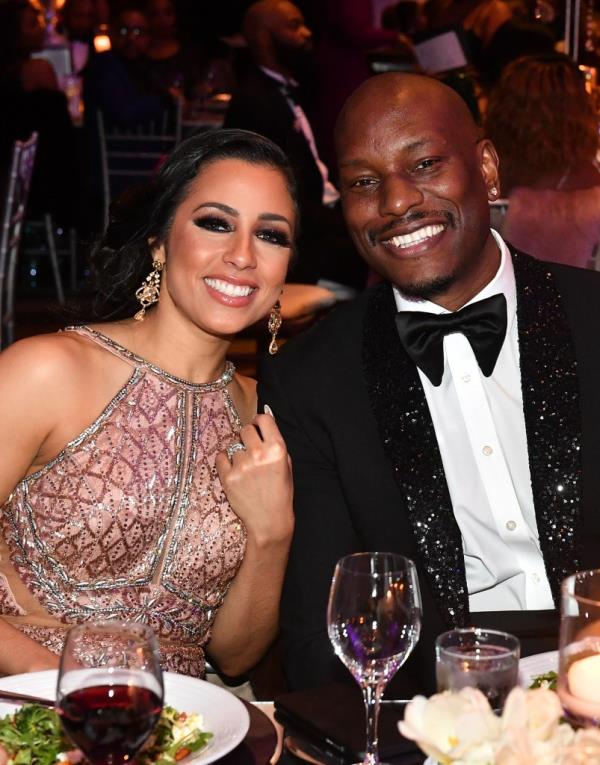 Samantha Lee Gibson and Tyrese Gibson attend 36th Annual Atlanta UNCF Mayor's Masked Ball at Atlanta Marriott Marquis on December 21, 2019 in Atlanta, Georgia.