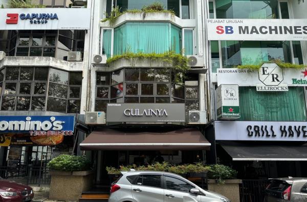 Spot GulaiNya from the street, where it's located between Domino's Pizza and Grill Haven — Picture by Lee Khang Yi