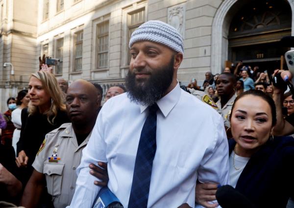 Adnan Syed, whose case was chro<em></em>nicled in the hit podcast "Serial," departs after a judge overturned Syed's 2000 murder co<em></em>nviction and ordered a new trial during a hearing.