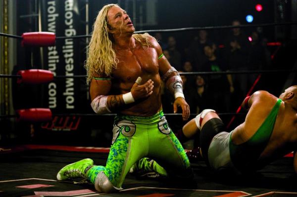 A scene from the 2008 Oscar-nominated movie "The Wrestler. 