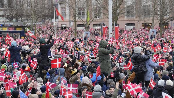Thousands gather as Denmark’s Queen Margrethe prepares to abdicate
