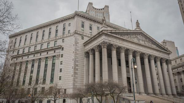 New York courthouse in Westchester County