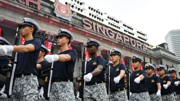 Large turnout expected around Marina Bay for last NDP preview show; crowd-control measures in place
