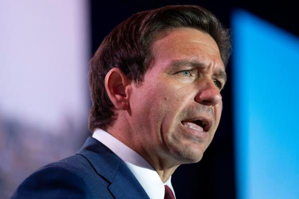 Ron DeSantis speaks to the Christians United For Israel (CUFI) Summit.