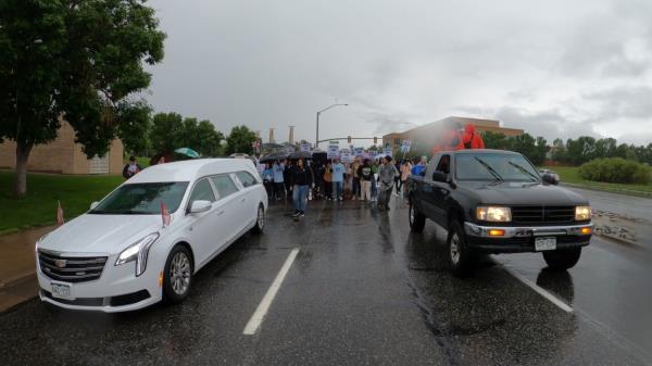 Jor'Dell Richardson procession