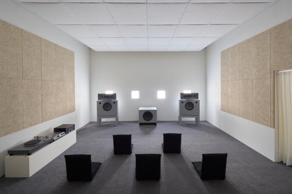 An installation view of