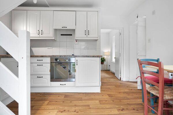 Modern kitchen at the Gate Lodge