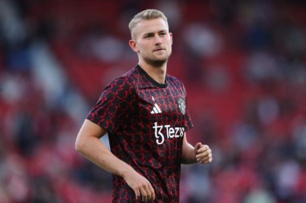Matthijs de Ligt of Manchester United during the Premier League match between Manchester United FC and Fulham FC at Old Trafford