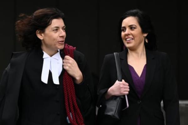 Independent MP Moira Deeming (right) and lawyer Sue Chrysanthou.