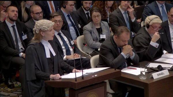 Blinne Ní Ghrálaigh KC speaking at the ICJ hearing against Israel at the Hague. Picture: Palestine_UN Twitter/X Blinne Ní Ghrálaigh KC speaking at the ICJ hearing against Israel at the Hague. Picture: Palestine_UN Twitter/X