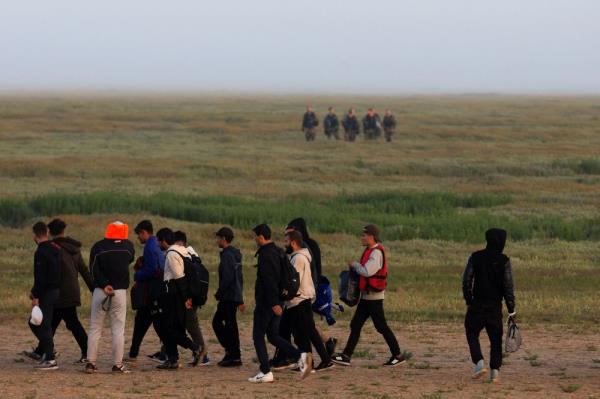 ‘I love England,’ migrant says as he lands after boat crossing