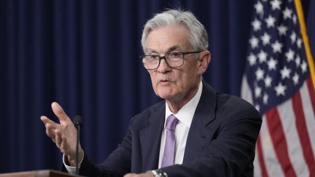 Federal Reserve chairman Jerome Powell says the bank has made a “good start” with its half percentage cut in its key lending rate.