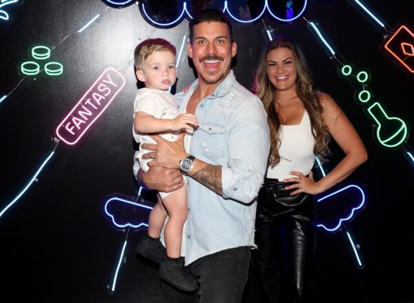 Cruz Cauchi, Jax Taylor and Brittany Cartwright on June 09, 2023 in Las Vegas, Nevada. 