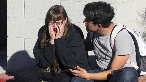 Gunman dead after killing three in attack at Las Vegas university