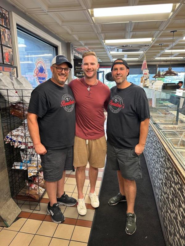 Beni and Angelo Baretta and Pete Alonso