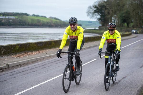 Adam Brophy and Jim Hennessy on their bikes in Clonakilty, Co Cork. Picture Dan Linehan Adam Brophy and Jim Hennessy on their bikes in Clonakilty, Co Cork. Picture Dan Linehan