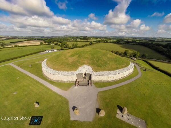 An aerial view of Newgrange. Picture: Copter View Ireland An aerial view of Newgrange. Picture: Copter View Ireland