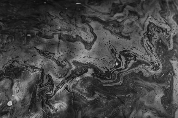 black oil spill 