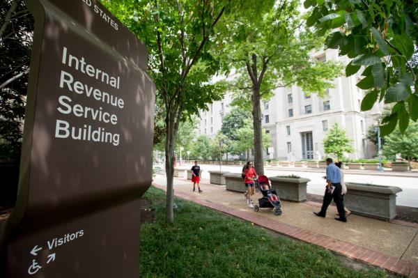 The IRS' main building in Washington D.C.