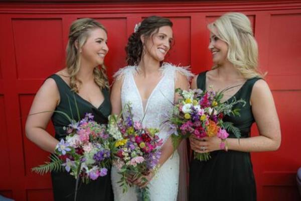 Lillian Morrell with Sara Moor and Mairéad Finnegan. Pictures: Evelyn Woodard