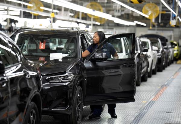 BMW production line in South Carolina