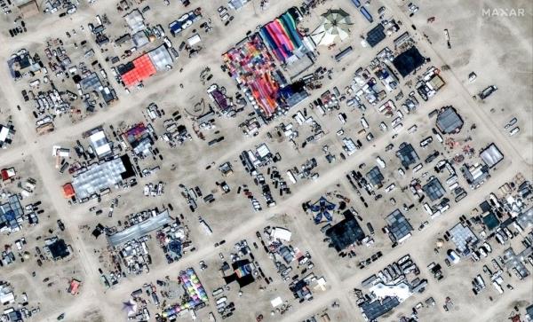 Desert downpours dampen spirits of Burning Man festival in Nevada
