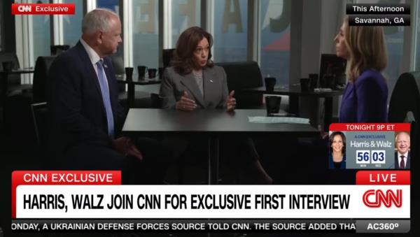 Tim Walz, Kamala Harris, Dana Bash