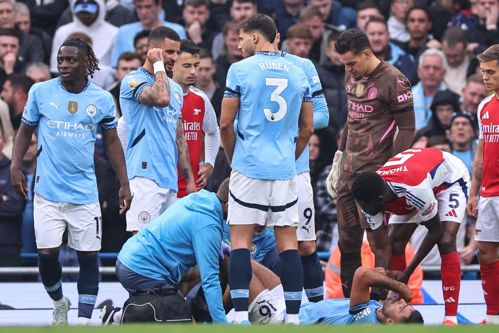 Rodri suffered a serious injury against Arsenal