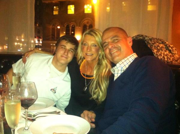 Joan Vassos and John pictured with their son Luke in a photo posted to facebook on January 12, 2014.