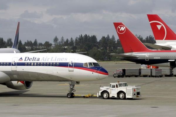 A Delta Airlines jet