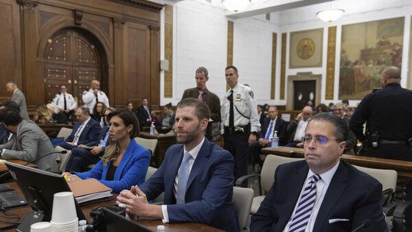 Eric Trump tells fraud trial he had no knowledge of father’s financial affairs